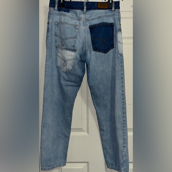 Munthe Reeta Jeans Size 40 High Rise Fit Organic Cotton PatchPocket Straight Leg - Picture 4 of 8